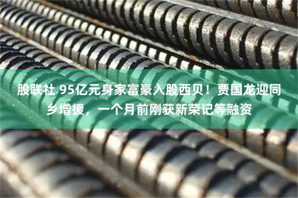 股联社 95亿元身家富豪入股西贝！贾国龙迎同乡增援，一个月前刚获新荣记等融资