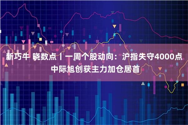 新巧牛 晓数点丨一周个股动向：沪指失守4000点 中际旭创获主力加仓居首
